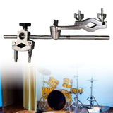 Maxbell Drum Cymbal Stand Portable Metal Cymbal Booming Rachets Tilt Drum Cymbal Arm
