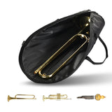 Maxbell Trumpet Carrying Bag Beginners Gift Water Resistant Oxford Cloth for Outside