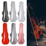 Maxbell 4/4 Violin Hard Case Sturdy Violin Storage for Beginner Violin Player Travel Black Stripe