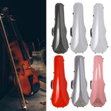 Maxbell 4/4 Violin Hard Case Sturdy Violin Storage for Beginner Violin Player Travel Black Stripe