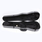 Maxbell 4/4 Violin Hard Case Sturdy Violin Storage for Beginner Violin Player Travel Black Stripe