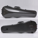 Maxbell 4/4 Violin Hard Case Sturdy Violin Storage for Beginner Violin Player Travel Black Stripe