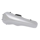 Maxbell 4/4 Violin Hard Case Sturdy Violin Storage for Beginner Violin Player Travel White Stripe