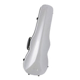 Maxbell 4/4 Violin Hard Case Sturdy Violin Storage for Beginner Violin Player Travel White Stripe