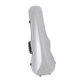 Maxbell 4/4 Violin Hard Case Sturdy Violin Storage for Beginner Violin Player Travel White Stripe