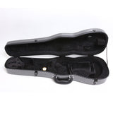 Maxbell 4/4 Violin Hard Case Sturdy Violin Storage for Beginner Violin Player Travel White Stripe