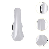 Maxbell 4/4 Violin Hard Case Sturdy Violin Storage for Beginner Violin Player Travel White
