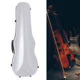 Maxbell 4/4 Violin Hard Case Sturdy Violin Storage for Beginner Violin Player Travel White