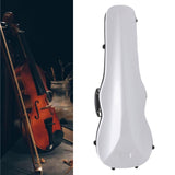 Maxbell 4/4 Violin Hard Case Sturdy Violin Storage for Beginner Violin Player Travel White