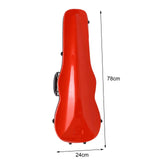 Maxbell 4/4 Violin Hard Case Sturdy Violin Storage for Beginner Violin Player Travel Red