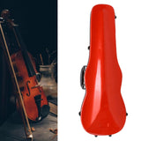Maxbell 4/4 Violin Hard Case Sturdy Violin Storage for Beginner Violin Player Travel Red