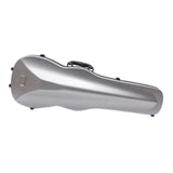 Maxbell 4/4 Violin Hard Case Sturdy Violin Storage for Beginner Violin Player Travel Silver