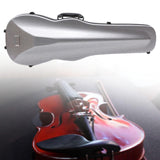 Maxbell 4/4 Violin Hard Case Sturdy Violin Storage for Beginner Violin Player Travel Silver