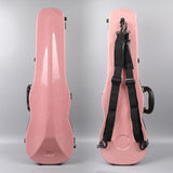 Maxbell 4/4 Violin Hard Case Sturdy Violin Storage for Beginner Violin Player Travel Pink