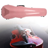 Maxbell 4/4 Violin Hard Case Sturdy Violin Storage for Beginner Violin Player Travel Pink