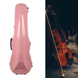 Maxbell 4/4 Violin Hard Case Sturdy Violin Storage for Beginner Violin Player Travel Pink