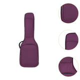 Maxbell Electric Guitar Bag Handbag Guitar Backpack for Classical Guitar Bass Guitar purple