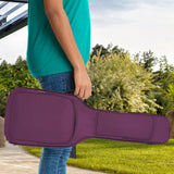 Maxbell Electric Guitar Bag Handbag Guitar Backpack for Classical Guitar Bass Guitar purple