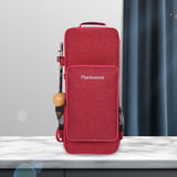 Maxbell Chinese Hulusi Flute Storage Case for Beginner Outdoor Performance Traveling Red