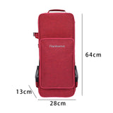 Maxbell Chinese Hulusi Flute Storage Case for Beginner Outdoor Performance Traveling Red