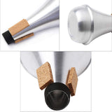 Maxbell Trumpet Mute and Mouthpiece Rhythm Trumpet Mute for Musician Wind Instrument
