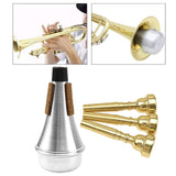 Maxbell Rhythm Trumpet Mute with Trumpet Mouthpiece (3C 5C 7C) for Jazz Music Lovers