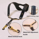Maxbell Sax Neck Strap Portable Wind Instrument Strap for Alto Soprano Holiday Gifts