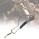 Maxbell Sax Neck Strap Portable Wind Instrument Strap for Alto Soprano Holiday Gifts