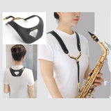 Maxbell Sax Neck Strap Portable Wind Instrument Strap for Alto Soprano Holiday Gifts
