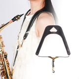 Maxbell Sax Neck Strap Portable Wind Instrument Strap for Alto Soprano Holiday Gifts