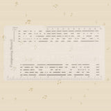 Maxbell Composing Template Stencil Measuring Ruler Multifunction Staff Drawing Ruler B