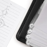 Maxbell Music Sheet File Holder Note File Organizer for Home Office Worker Musicians A 30Pcs Inner Pages