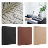 Maxbell Music Sheet File Holder Note File Organizer for Home Office Worker Musicians A 30Pcs Inner Pages