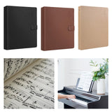 Maxbell Music Sheet File Holder Note File Organizer for Home Office Worker Musicians A 30Pcs Inner Pages