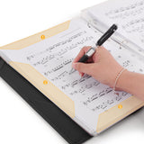 Maxbell Music Sheet File Holder Note File Organizer for Home Office Worker Musicians A 30Pcs Inner Pages