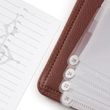 Maxbell Music Sheet File Holder Note File Organizer for Home Office Worker Musicians B 30Pcs Inner Pages