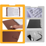 Maxbell Music Sheet File Holder Note File Organizer for Home Office Worker Musicians B 30Pcs Inner Pages