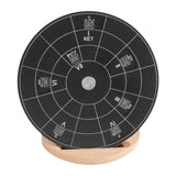 Maxbell Melody Chords Tool Lightweight Circle Chords Wheel for Violin Piano Teachers with Base