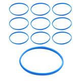 Maxbell 10 Pieces Mic Rubber Rings DIY Parts Decoration Rubber Bands for Beta58A 87A