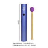 Maxbell Wah Tube Professional Lightweight with Mallet for Gifts Concerts Parties Dark Blue