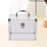 Maxbell Medication Box Dustproof with Handle First Aid Box for Family Travel Camping