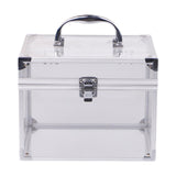 Maxbell Medication Box Dustproof with Handle First Aid Box for Family Travel Camping