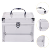 Maxbell Medication Box Dustproof with Handle First Aid Box for Family Travel Camping