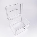 Maxbell Medication Box Dustproof with Handle First Aid Box for Family Travel Camping