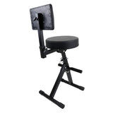 Maxbell Foldable Guitar Stool Folding Padded Seat Drum Throne for Bar Drummer Adults