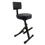 Maxbell Foldable Guitar Stool Folding Padded Seat Drum Throne for Bar Drummer Adults