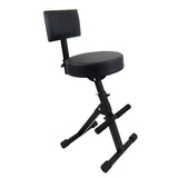 Maxbell Foldable Guitar Stool Folding Padded Seat Drum Throne for Bar Drummer Adults
