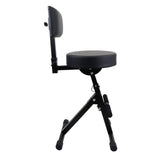 Maxbell Foldable Guitar Stool Folding Padded Seat Drum Throne for Bar Drummer Adults
