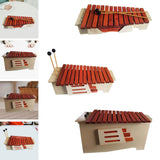 Maxbell 13 Note Wood Xylophone Montessori for School Orchestras Family Sessions Home Trebles
