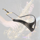 Maxbell Saxophone Shoulder Harness Comfortable Saxophone Strap for Baritone Sax Alto Black